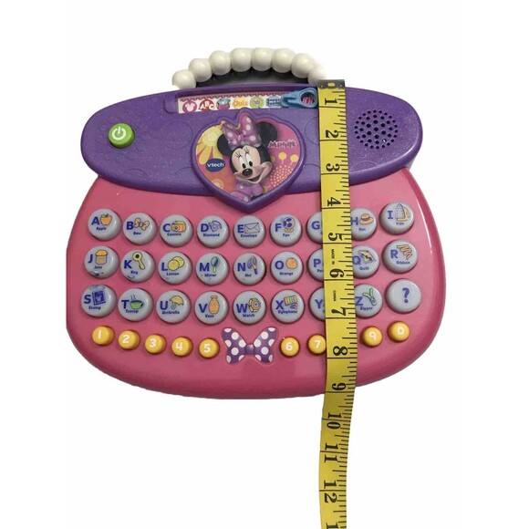 V tech Disney Minnie Mouse Purse ABC  Alphabet & Numbers One Size - Picture 9 of 9